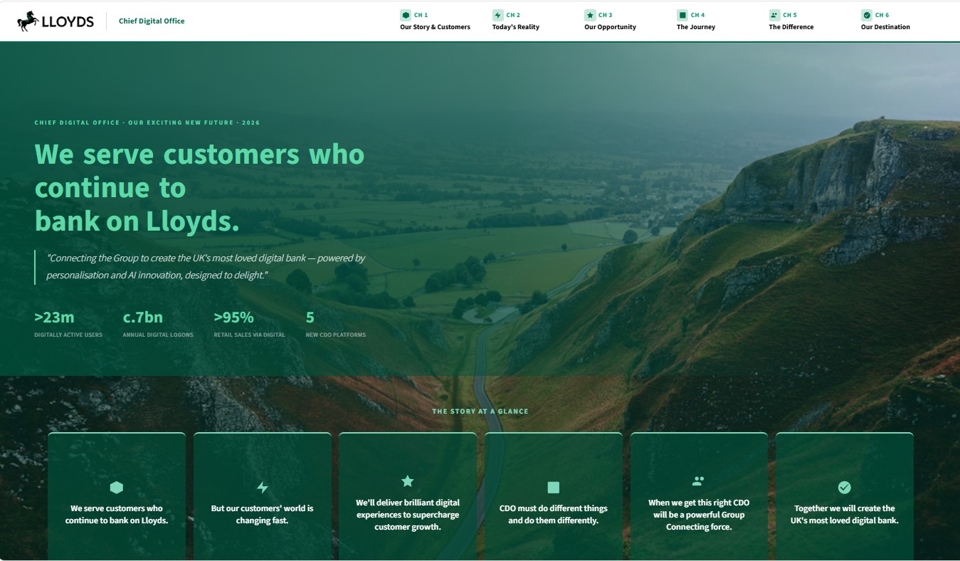 Chief Digital Office · Our Exciting New Future · 2026 screenshot